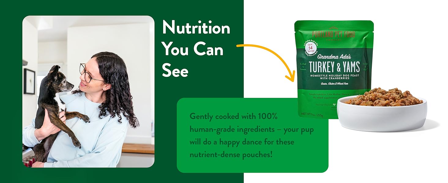 Nutrition you can see - Serve as a meal or wet food topper for a boost of nutrition!