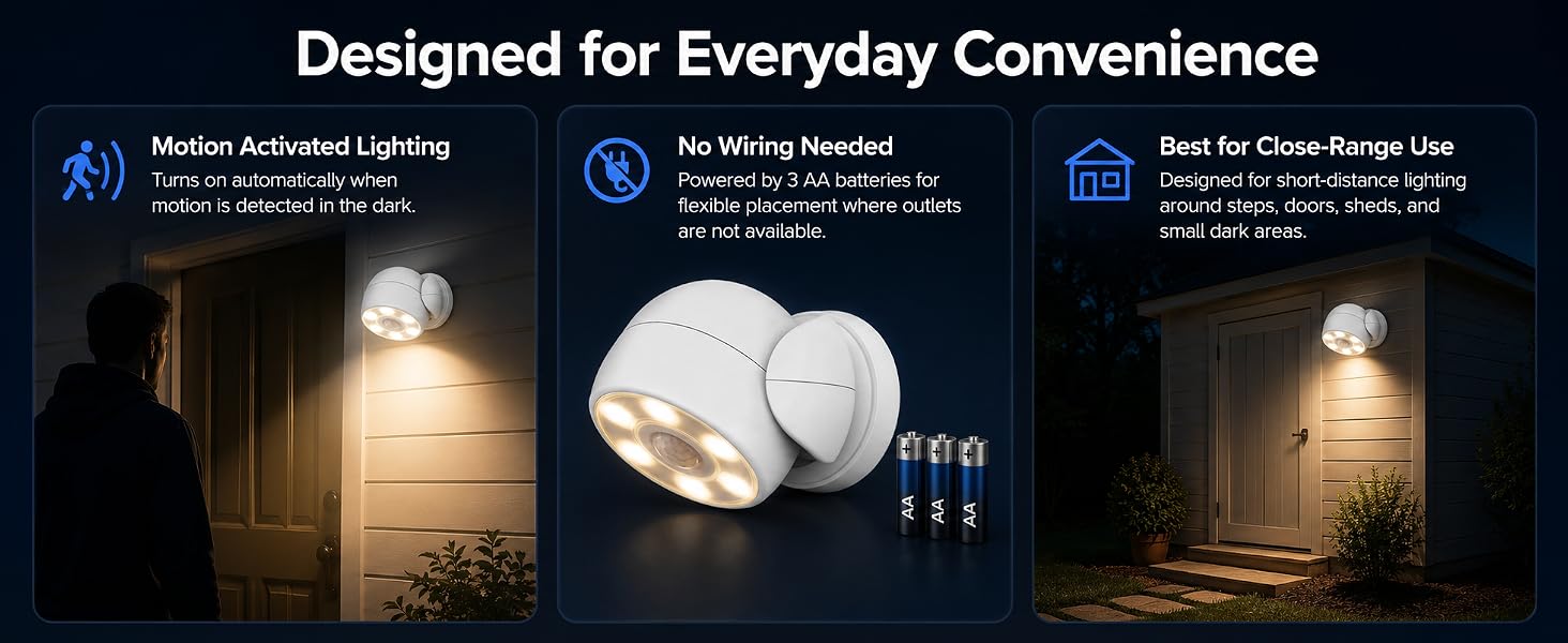 battery powered outdoor lights