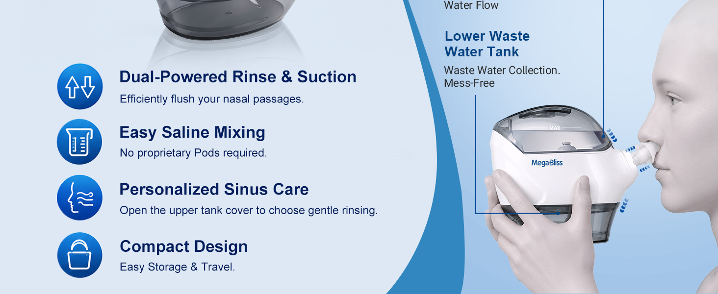 Dual Tank Nasal Irrigation System