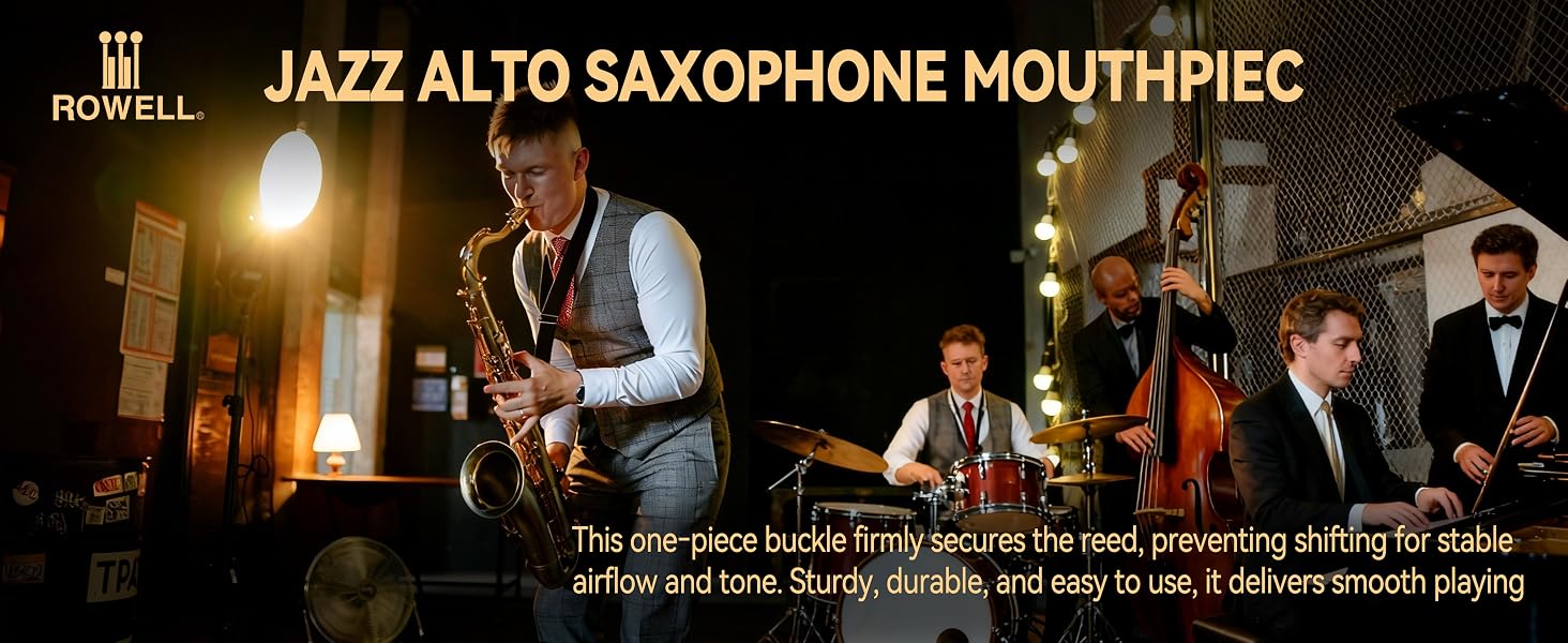 Jazz metal saxophone mouthpiece