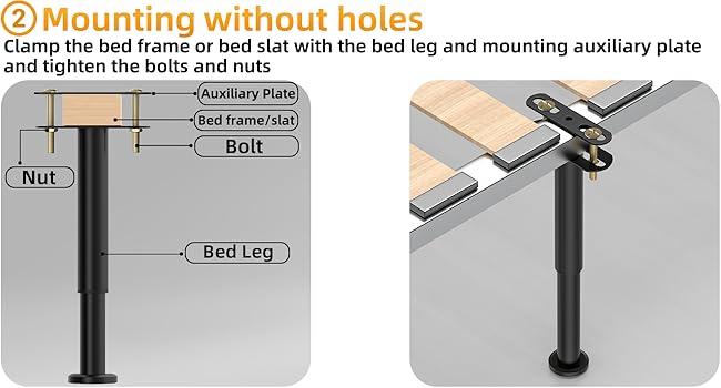 Bed Support Legs