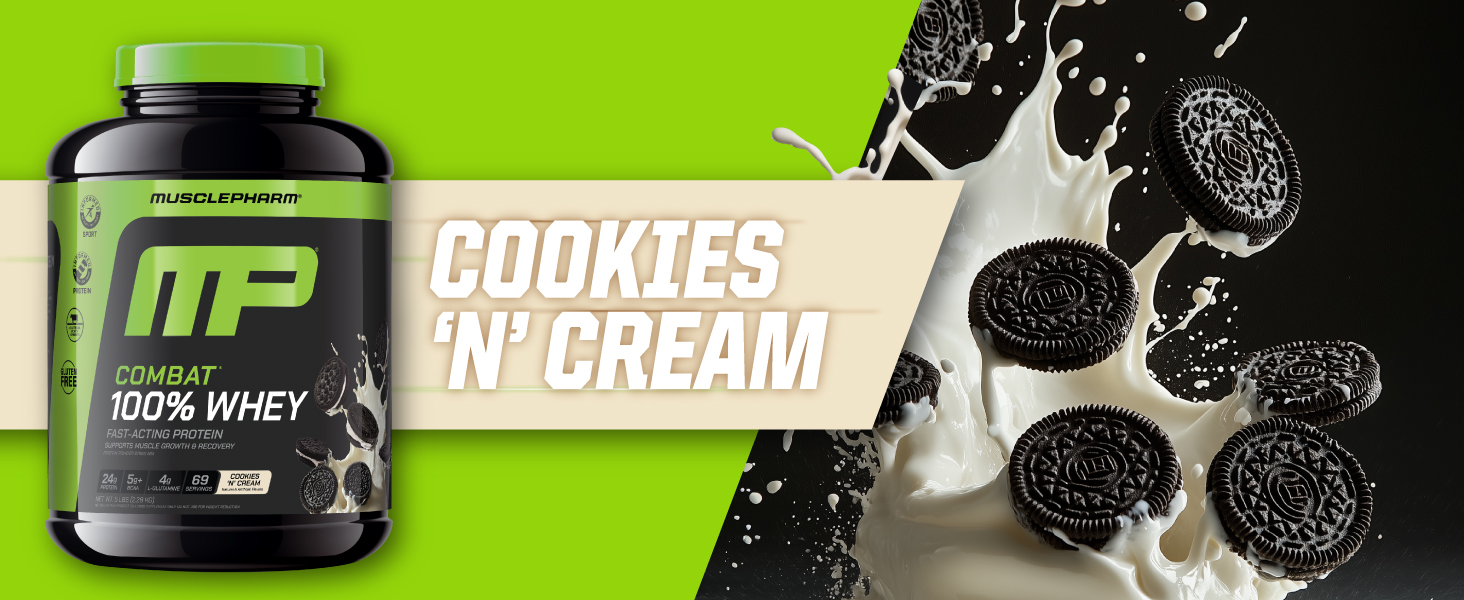 100% Whey Cookies N Cream Protein