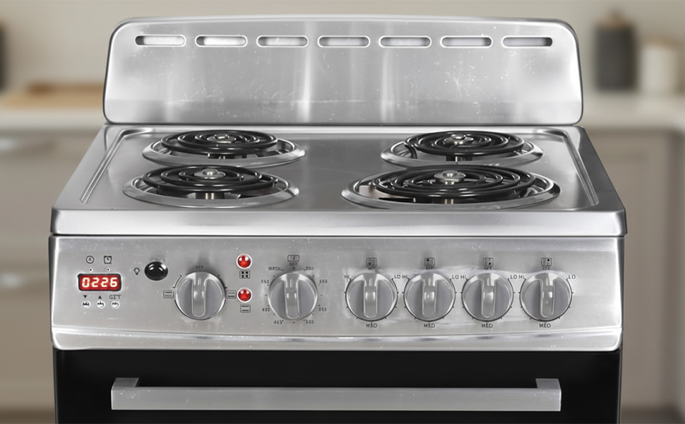 24&amp;#34; Electric Range Oven with Framed Glass Door