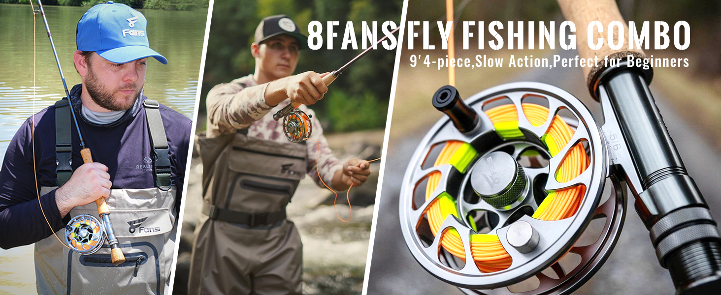 fly fishing rod and reel
