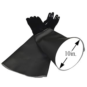 10x30 Smooth Grip Sandblast Gloves