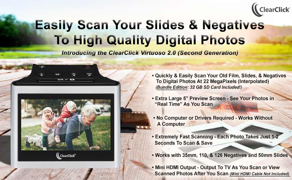 Virtuoso Slide and Negative Scanner