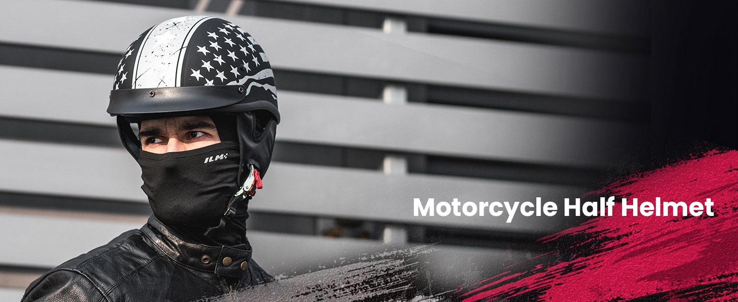 OPEN FACE MOTORCYCLE HELMET