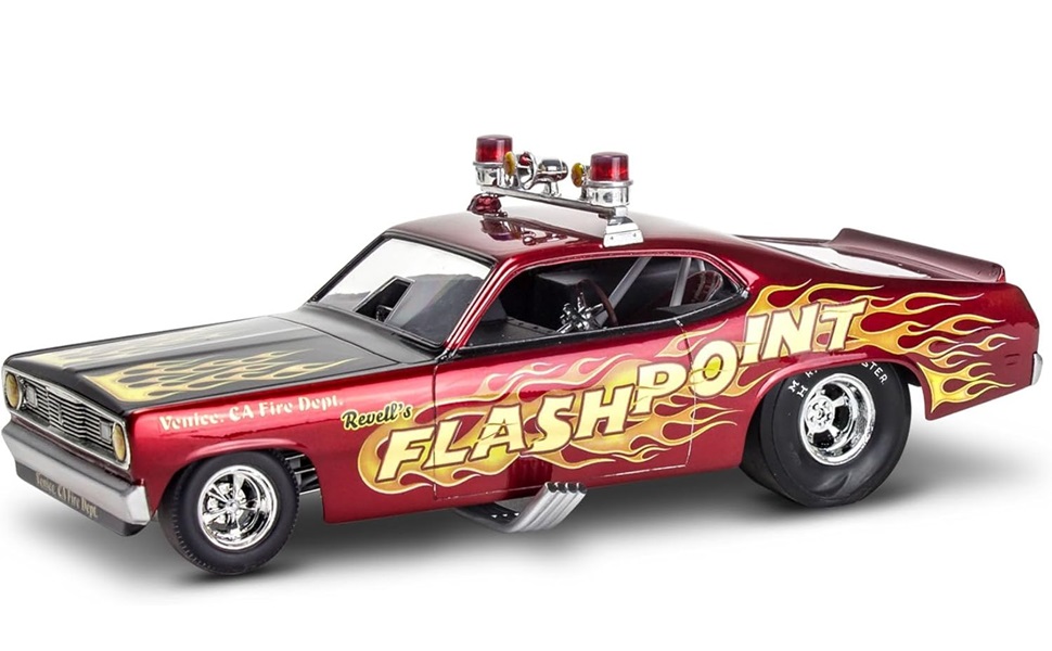 Revell 14528 &amp;#39;70 Plymouth Duster Funny Car 1:24 Scale 100-Piece Skill Level 4 Model Car Kit