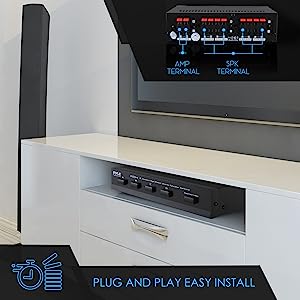 yle Home 4-Zone Channel Speaker Switch Selector