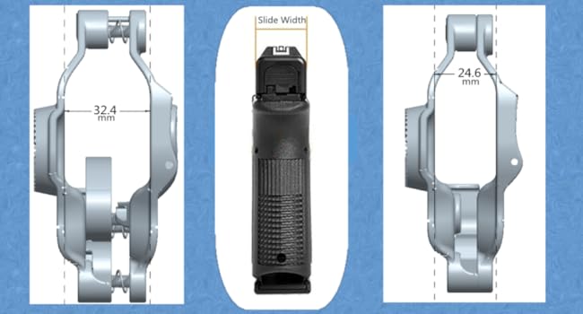 slide width range