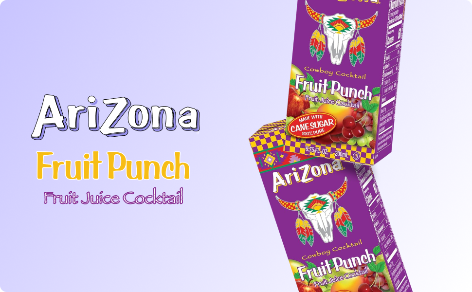 AriZona Fruit Punch Fruit Juice Cocktail Juice Box