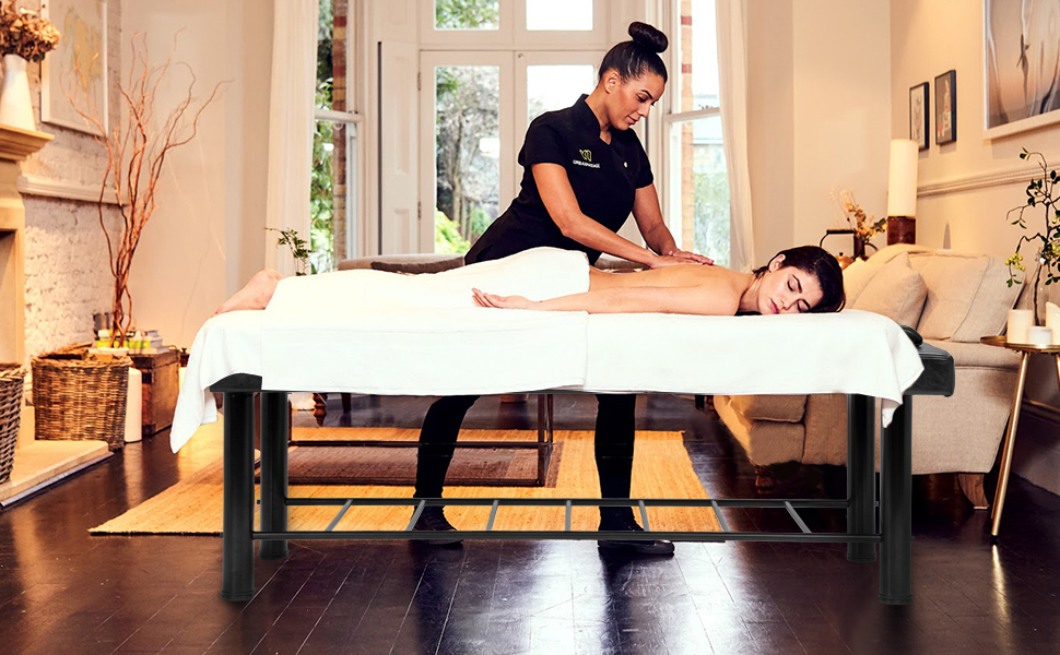 Massage Table Stationary Massage Bed Spa Bed
