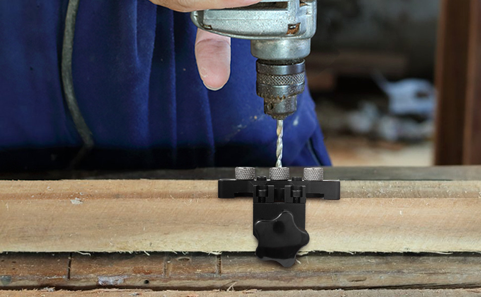 3 in 1 Dowel Jig Drill Kit Multi-Function