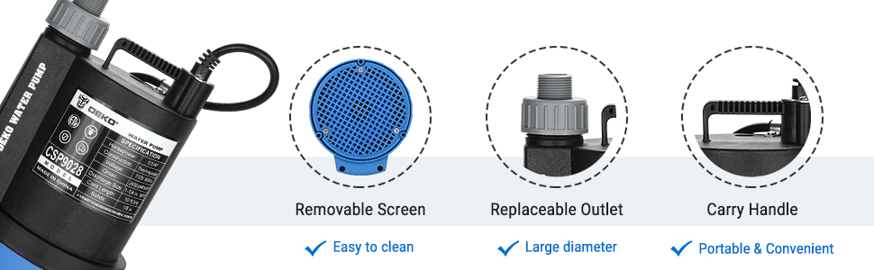 submersible pump