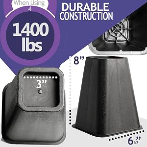 bed risers furniture risers bed risers 8 inch heavy duty desk risers couch risers bed riser 4 inch