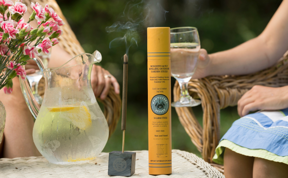 outdoor garden essential oil incense sticks