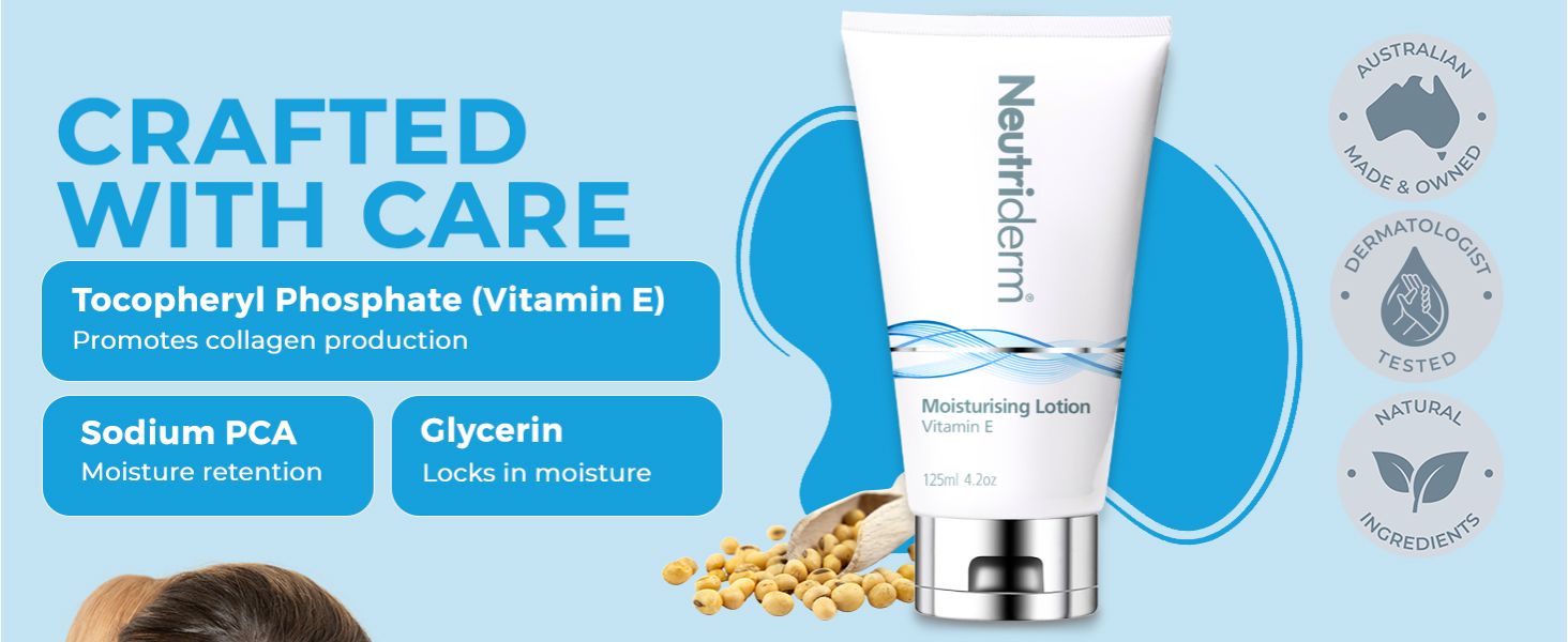 Vitamin E lotion face moisturizer