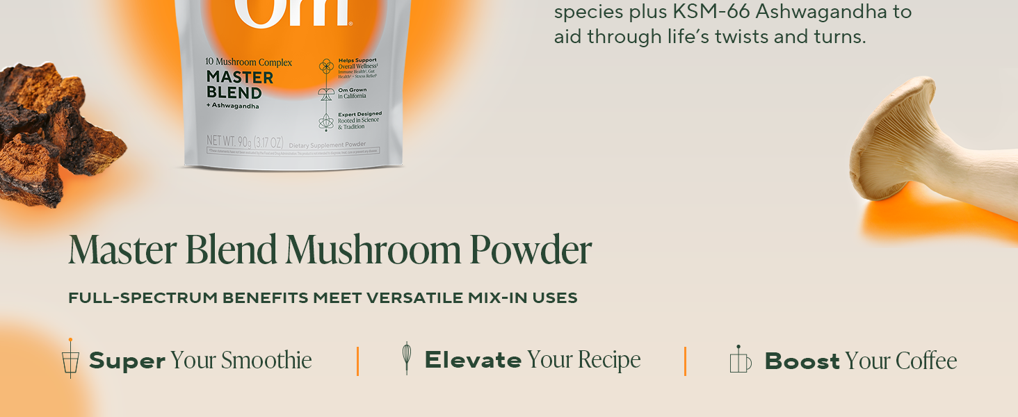Master Blend Mushroom Powder