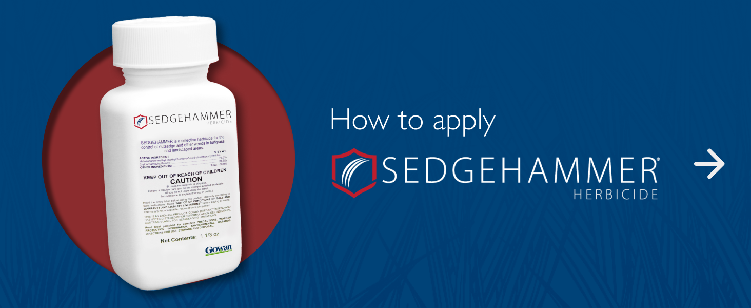 sedgehammer + plus herbicide turf weed killer garden lawn maintenance sedge hammer mixture