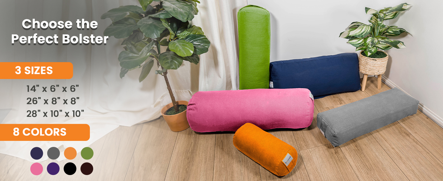 yoga firm support bolsters pillow large cushion cylindrical props restorative yoga
