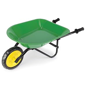 green wheelbarrow