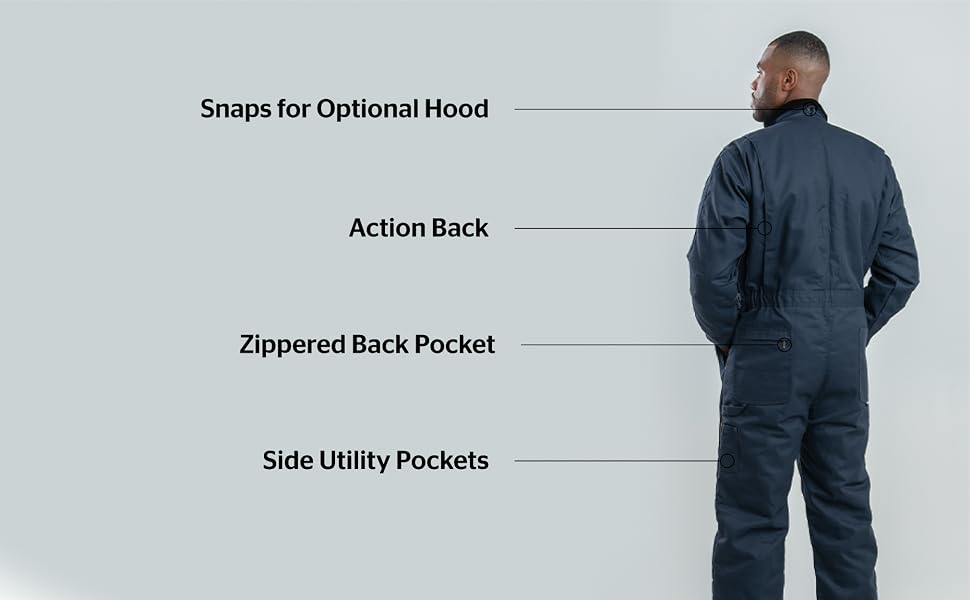 Snaps for optional hood