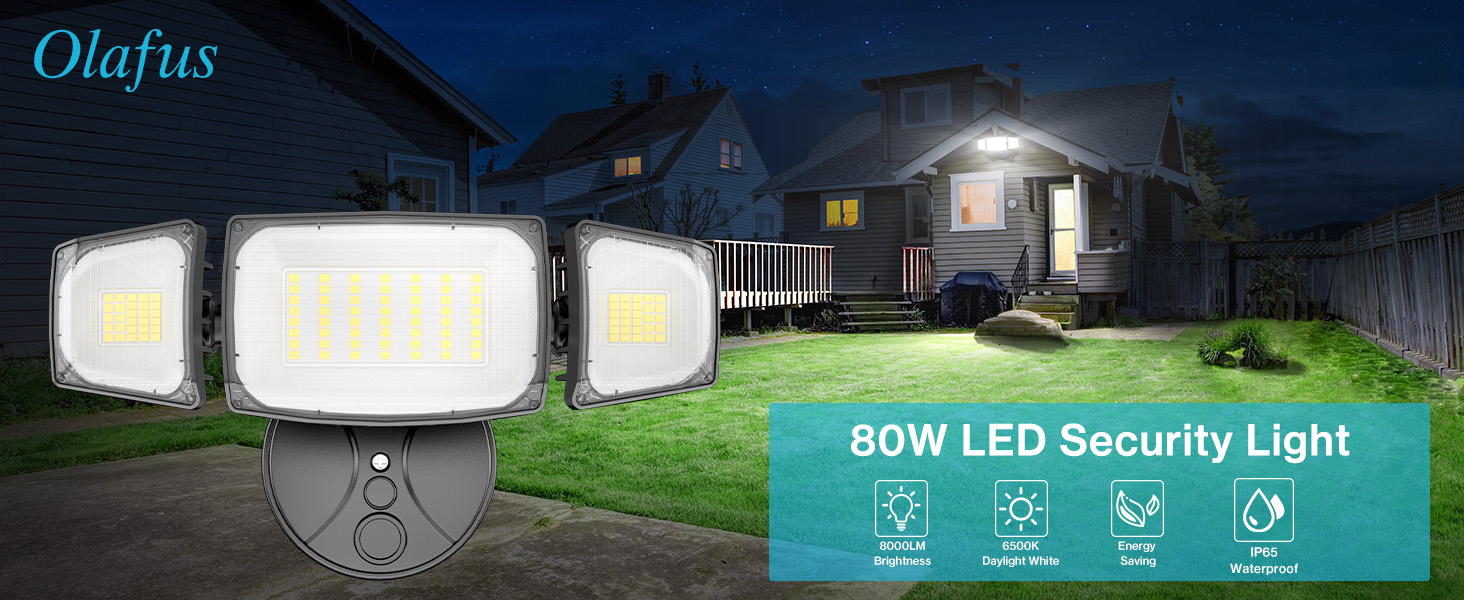 80W LED Security Light