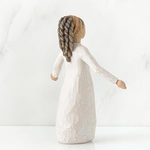 Willow Tree Blessings figure, detail of back.