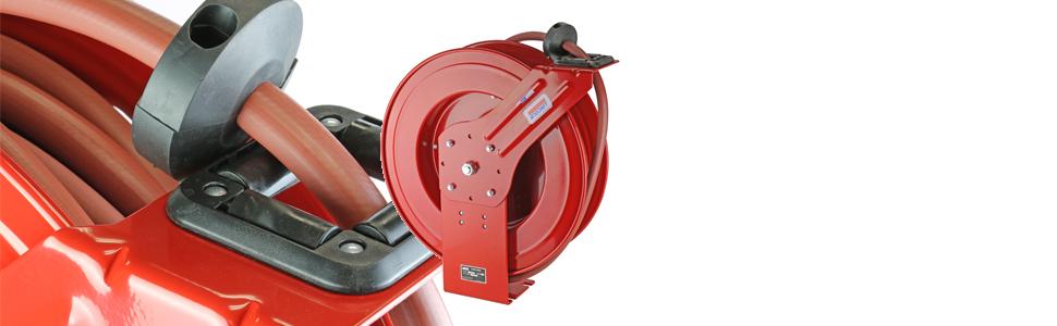 Lincoln, economy reel, air, water, 50 foot, 3/8 inch, retractable, hose, reel, hose reel, 83753