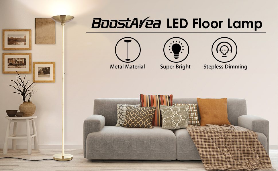 Dimmable floor lamp