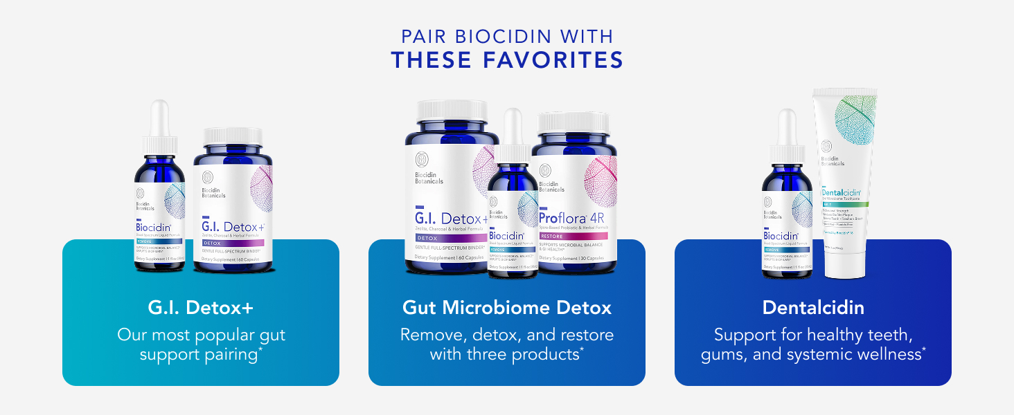 Broad-Spectrum Botanical Drops for Microbiome Balance Biofilm Buster Gut Detox Cleanse Routine