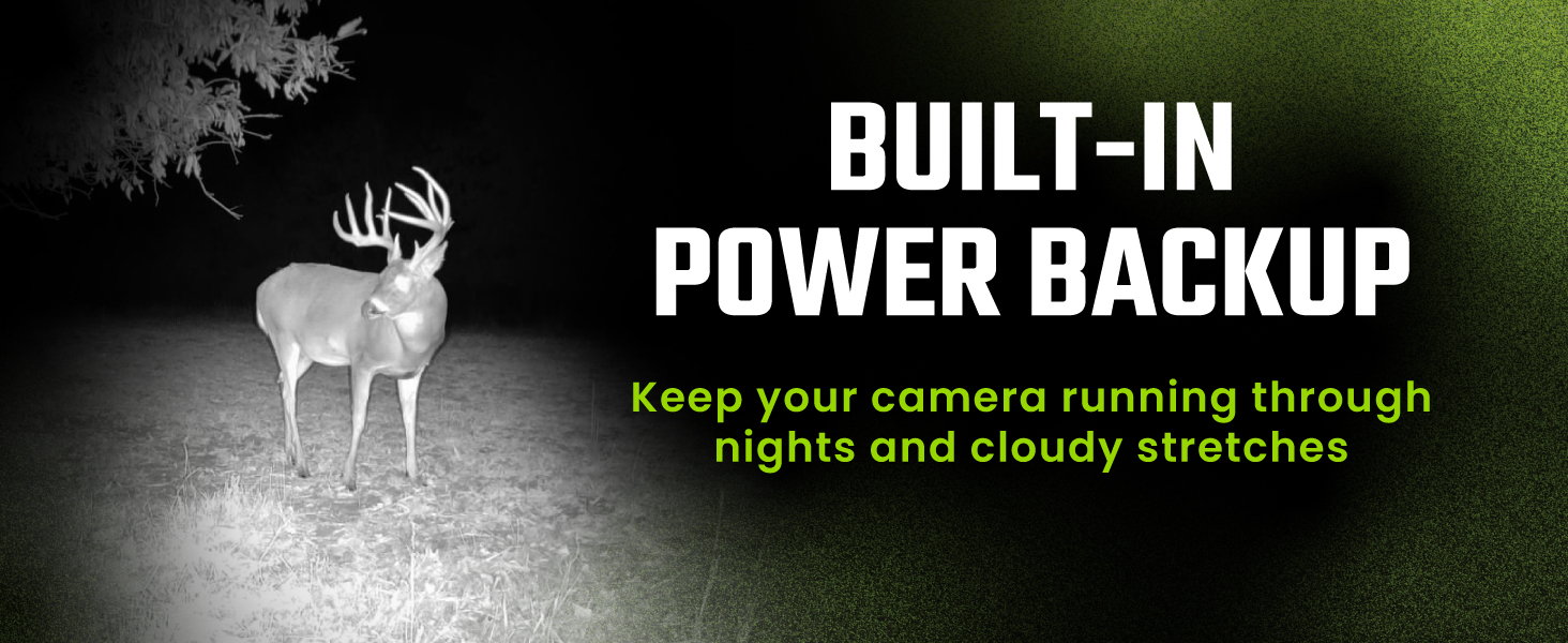 built-in power backup