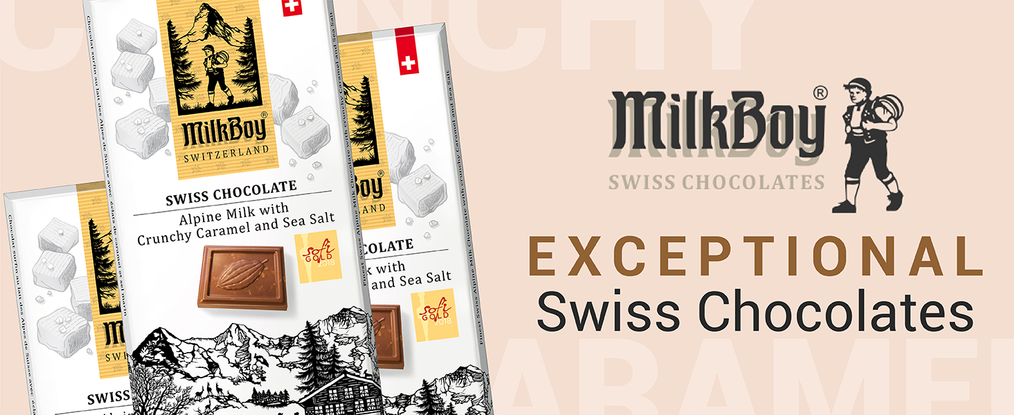 MilkBoy Swiss Chocolates made in Switzerland chocolate bars gourmet chocolate from Switzerland