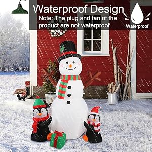 Inflatable Snowman Christmas Decorations