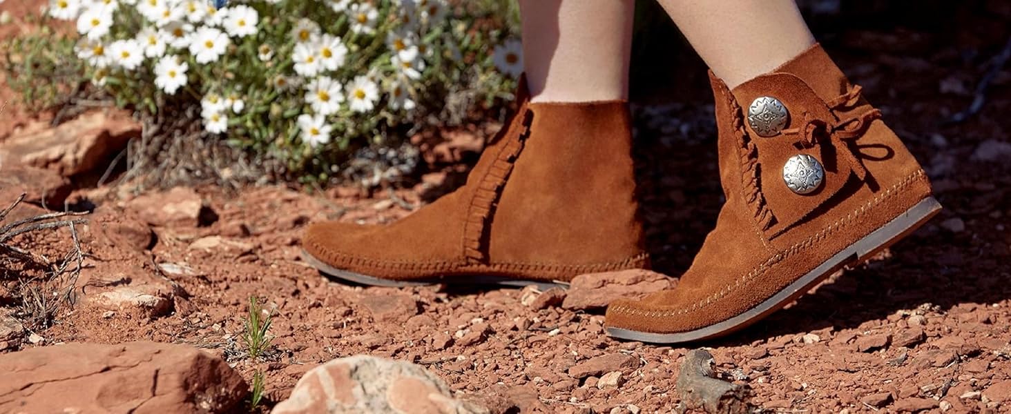 449 - Two Button Hardsole in Brown