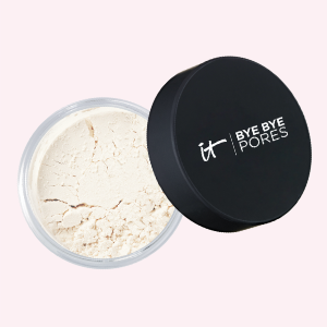 IT Cosmetics bye bye pores pressed setting powder universal shade blotting matte finish