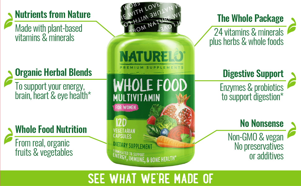whole food multivitamin, women