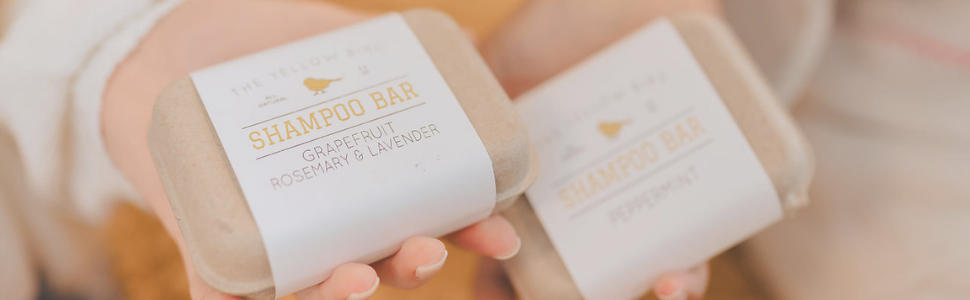 the yellow bird shampoo bar