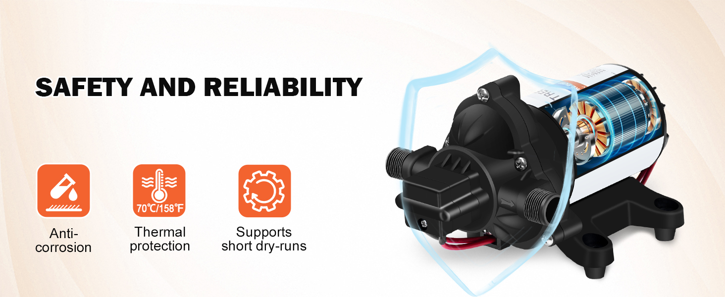 12v water pump with pressure switch