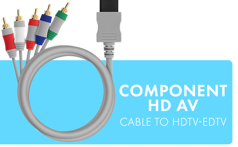 Fosmon Component HD AV Cable to HDTV-EDTV