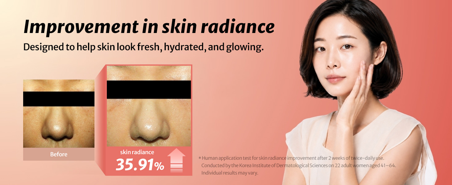 Improvement in skin radiance