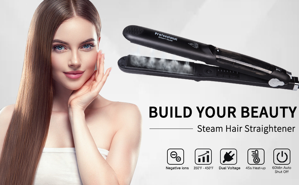 Regular Flat Iron + Steam Function
