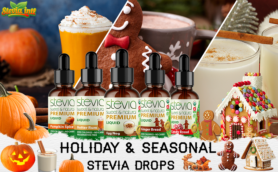 HOLIDAY &amp; SEASONAL STEVIA DROPS
