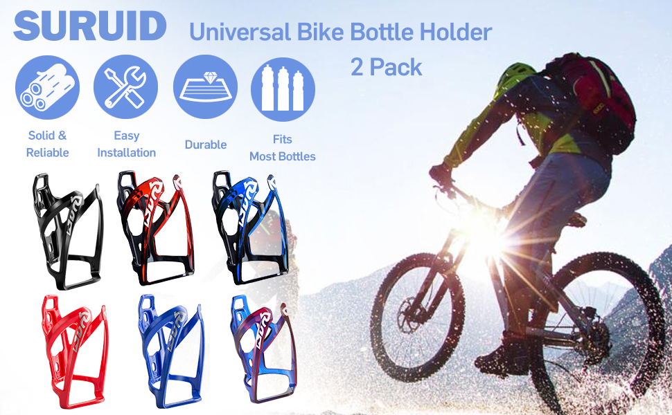 Bike Water Bottle Cage, Universal Bike Water Drink Holder