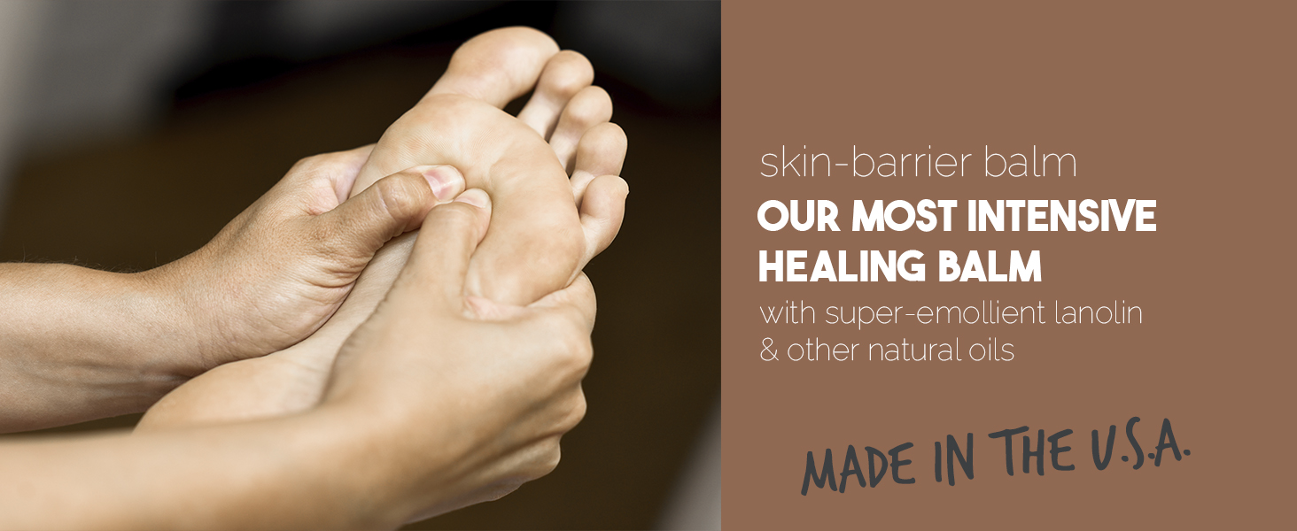 Skin- barrier balm for intensive healing of hands and feet