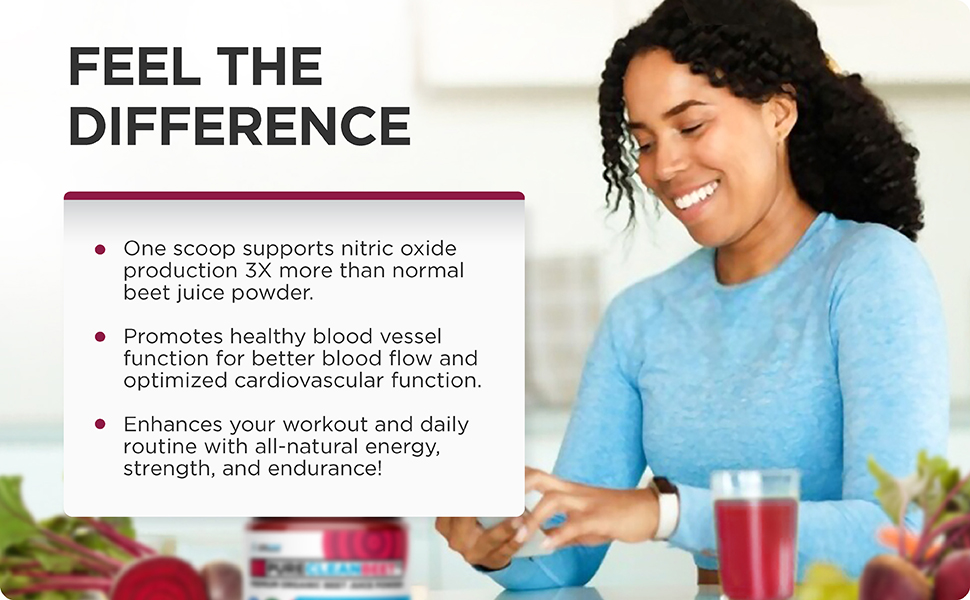 Our pure clean organic beats natural beet juice powder is organic and nitric oxide booster