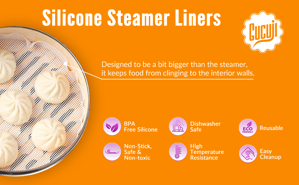 Silicone Steamer Liners A+1
