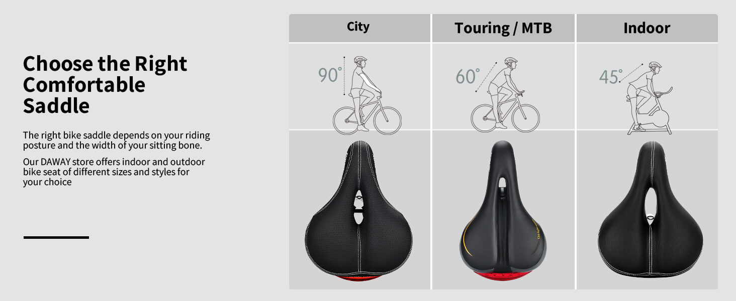 Choose Your Style Find the Perfect Comfortable Bike Saddle for You!
