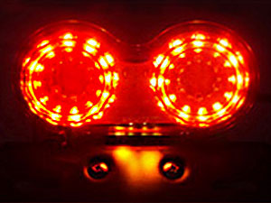 motorcycle stop and tail light