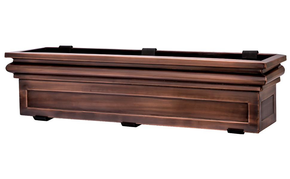 h potter copper window box